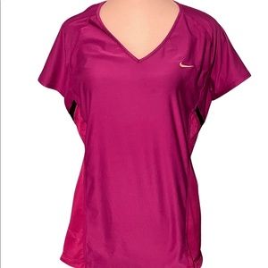 Nike Sharapova Tennis Shirt, L, Magenta
